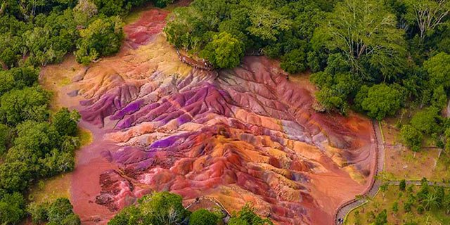 Chamarel and the Seven Coloured Earth in Mauritius