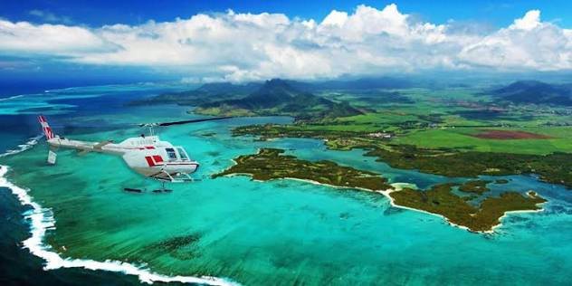 Helicopter Tour Over Mauritius